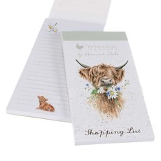 Wrendale Designs 'Daisy Coo' Highland Cow Magnetic Shopping Pad