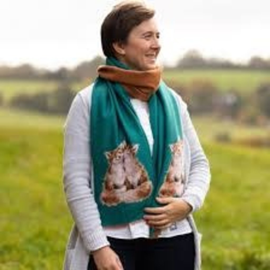 Wrendale Designs Winter Scarf 'Contentment'