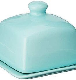 Now Designs Square Covered Butter Dish - Eggshell