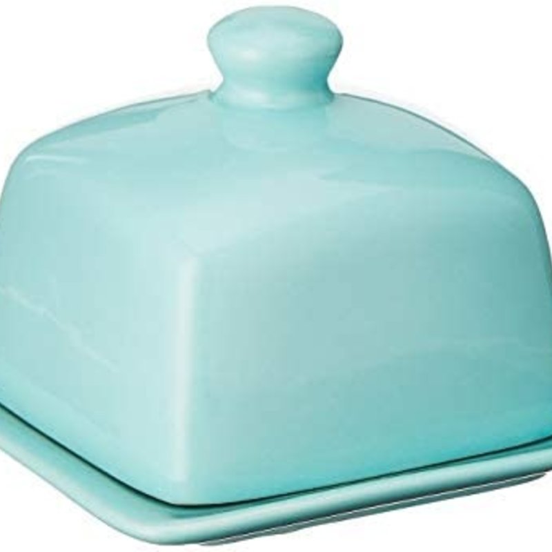Now Designs Square Covered Butter Dish - Eggshell