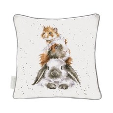 Wrendale Designs 'Piggy in the Middle' Decorative Cushion