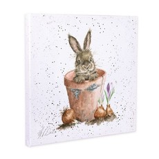 Wrendale Designs 'The Flower Pot' Canvas