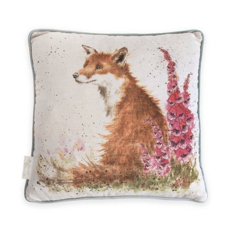 Wrendale Designs 'Foxgloves' Decorative  Cushion
