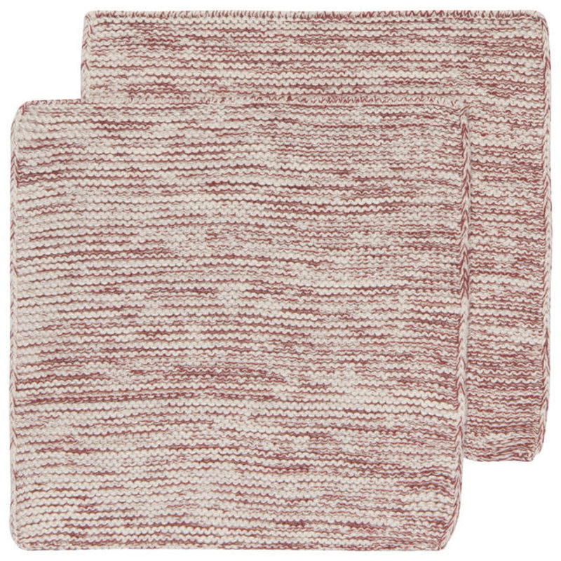 Danica Heirloom Heirloom Knit Dishcloths - Wine - Set of 2