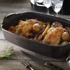 Emile Henry Rect. Baking Dish - Argile -17 x 11"- 4L