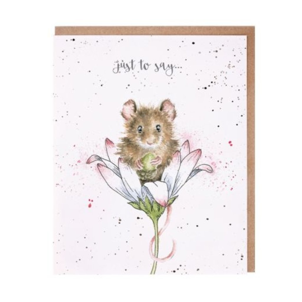 Wrendale Designs 'Mouse Wishes Just For You' Card