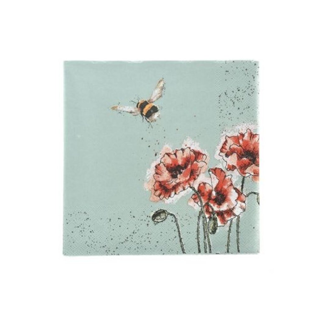Wrendale Designs 'Flight of the Bumblebee' Cocktail Napkins