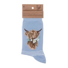 Wrendale Designs Socks - 'Daisy Coo' Cow