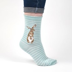 Wrendale Designs Socks - 'The Hare and The Bee'