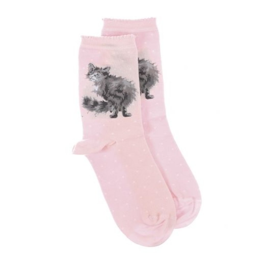 Wrendale Designs Socks - 'Glamour Puss' Cat