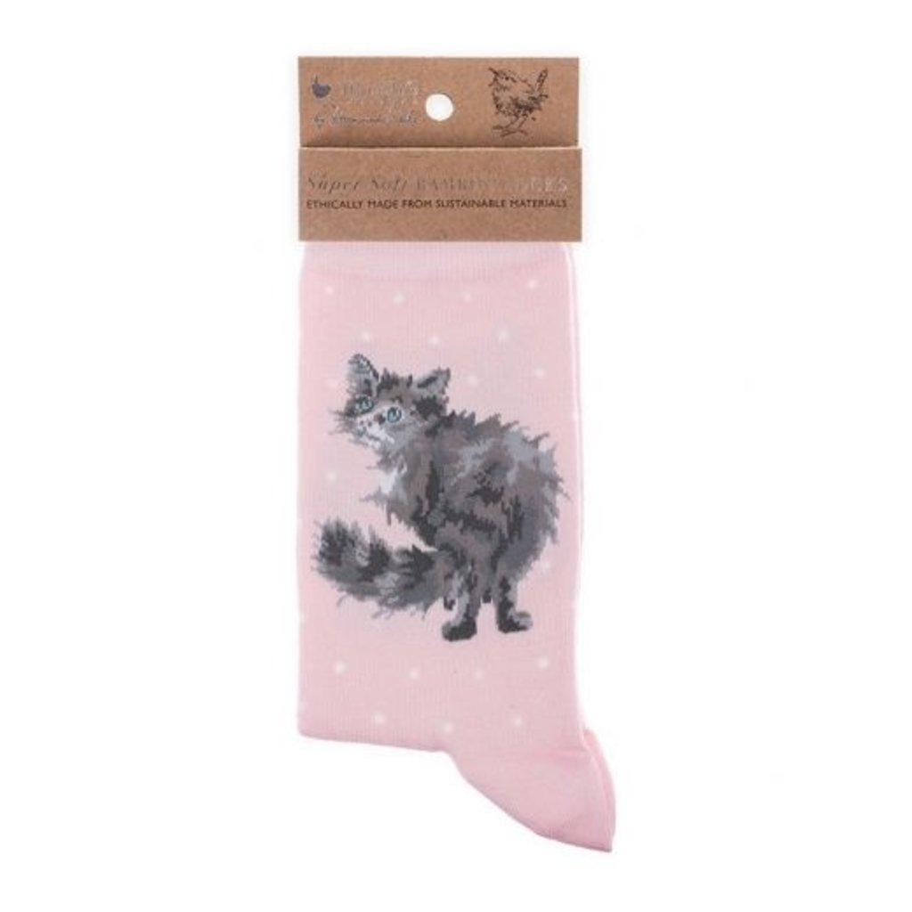 Wrendale Designs Socks - 'Glamour Puss' - Cat