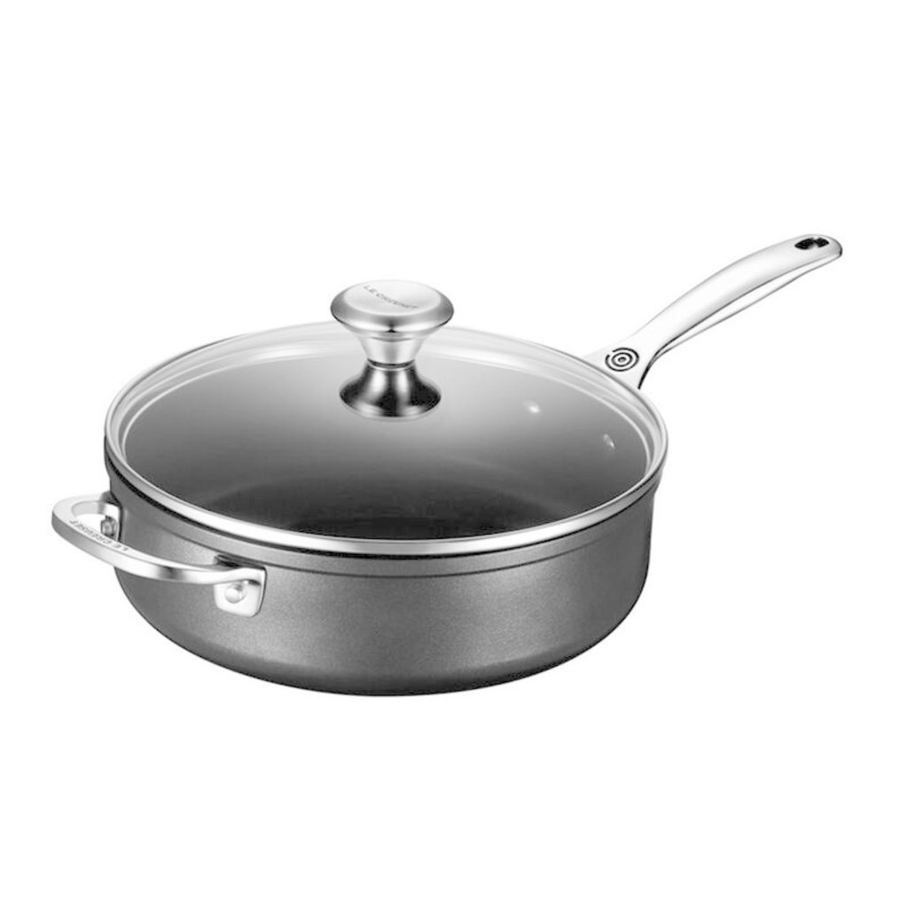 Le Creuset Toughened Nonstick 4L Pro Saute Pan with Lid