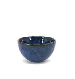 BIA Reactive Glazed Pinch Bowl 3.5"/9cm - Navy Blue