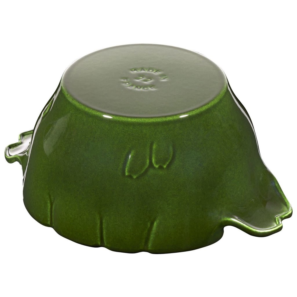 Staub 3qt/3L Cast Iron  Artichoke Cocotte - Basil Green