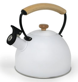 Cafe Culture 'LYS' Whistling Kettle 2.5L White