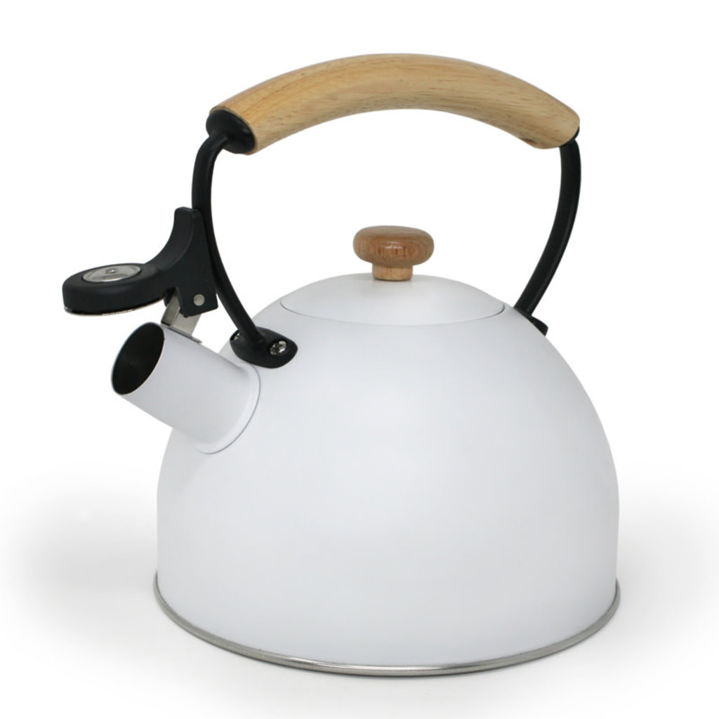 Cafe Culture 'LYS' Whistling Kettle 2.5L White