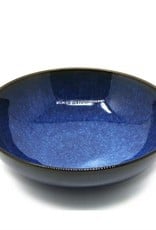 Reactive Glazed Serving Bowl 8"- Navy Blue