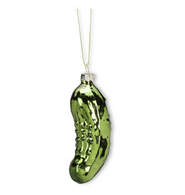 Abbott Green Pickle Glass Ornament