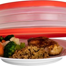 Tovolo Collapsible Microwave Food Cover - Red