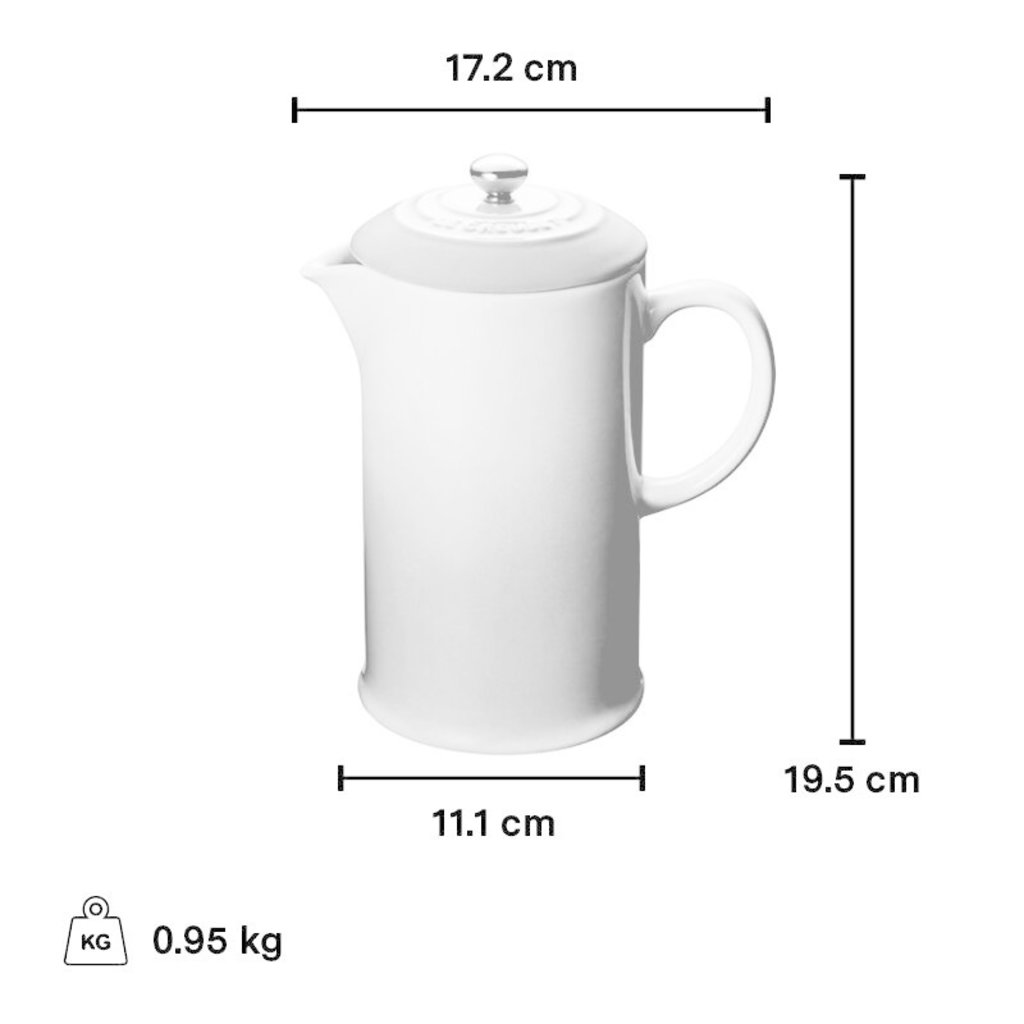 Le Creuset French Press 1.0L / 34oz - Cherry
