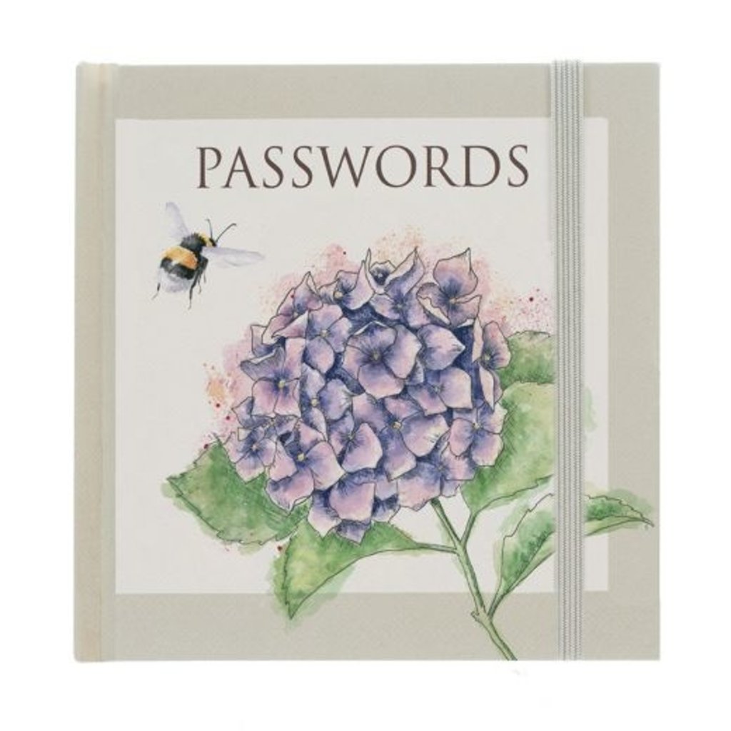 Wrendale Designs 'Hydrangea' Password Book