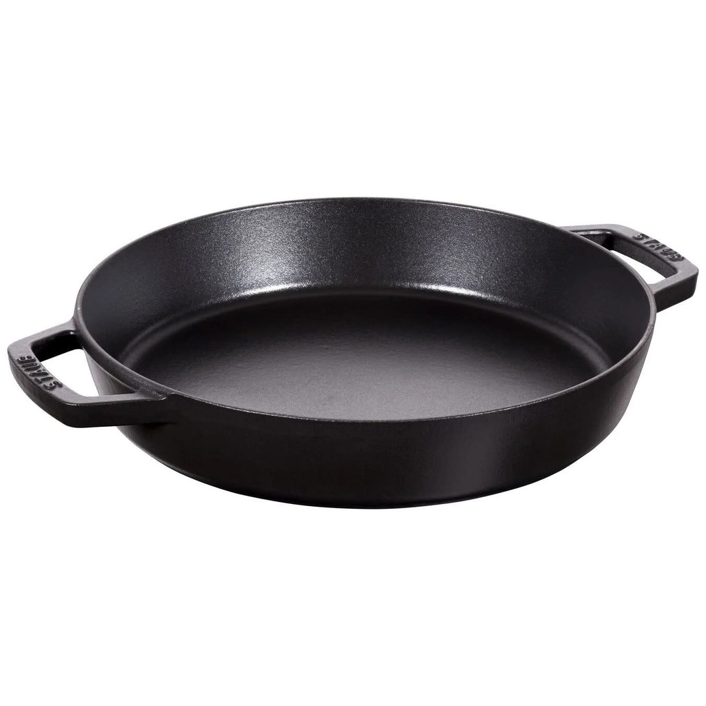 Staub Double Handle Skillet - Black