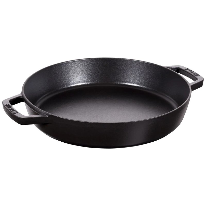 Staub Double Handle Skillet - Black