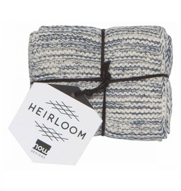 Danica Heirloom Knit Dishcloths - Set of 2 - Midnight^
