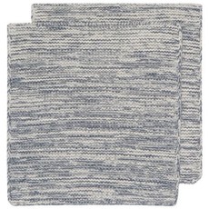 Danica Heirloom Knit Dishcloths S/2  8"x8" - Midnight^