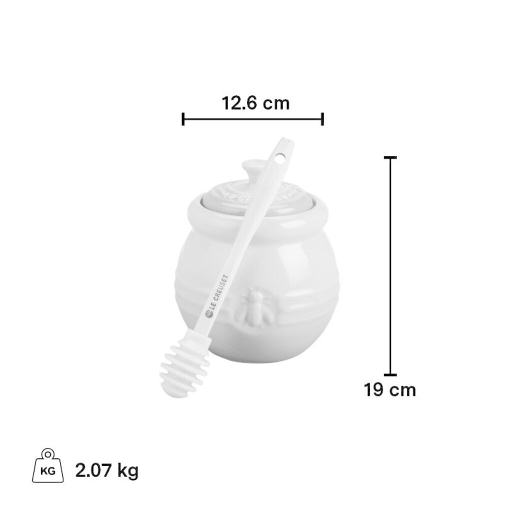Le Creuset Honey Pot with Silicone Dipper - Nectar