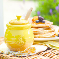 Le Creuset Honey Pot with Silicone Dipper - Nectar