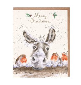 Wrendale Designs 'The Christmas Donkey' Christmas Card
