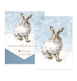 Wrendale Designs 'Winter Hare' 8pk Christmas Cards