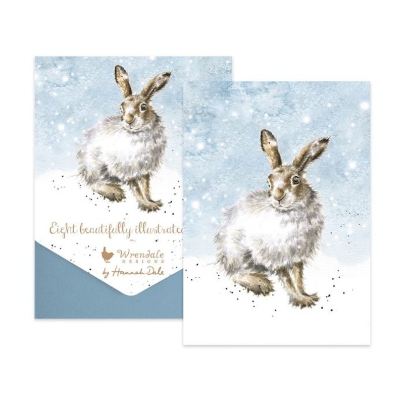 Wrendale Designs 'Winter Hare' 8pk Christmas Cards