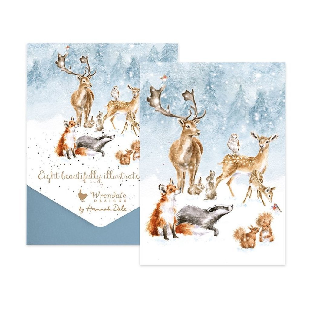 Wrendale Designs 'Winter Wonderland' 8pk Christmas Card