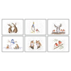 Wrendale Designs Luncheon Christmas Placemats