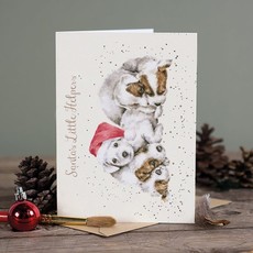 Wrendale Designs 'Santa's Little Helper' Christmas Card