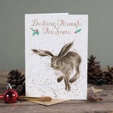 Wrendale Designs 'Dashing Through The Snow' Christmas Card