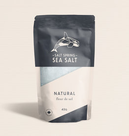 -Salt Spring Sea Salt- Natural - Fleur de Sel