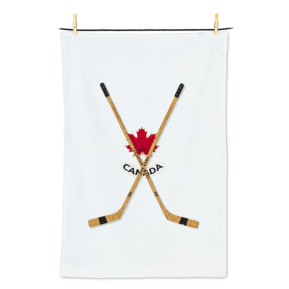 Hockey Sticks Terry Towel