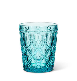 Abbott Turquoise Old Fashion Glass 12oz