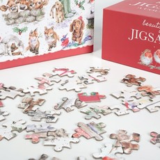 Wrendale Designs 'Country Set Christmas' Jigsaw Puzzle