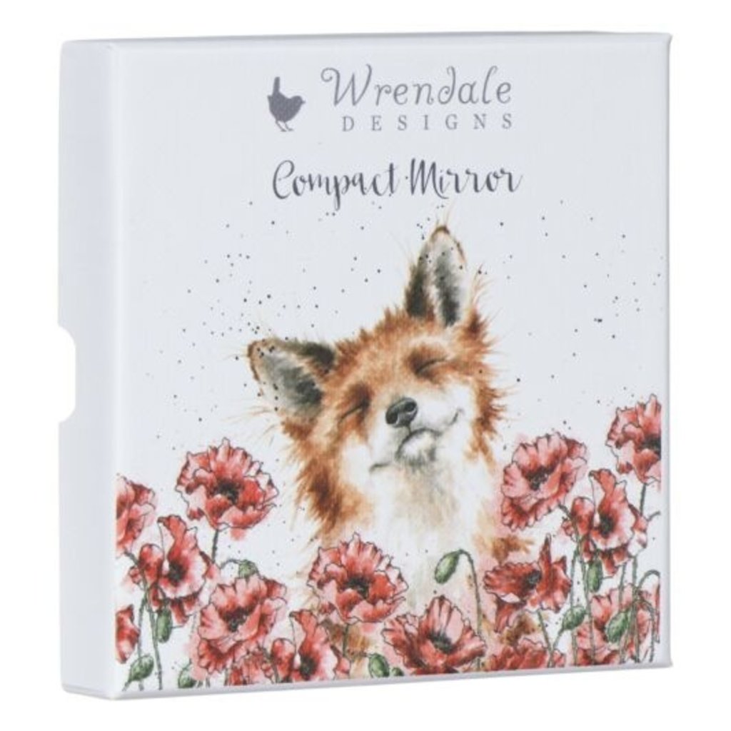 Wrendale Designs 'Poppy Fields' Compact Mirror
