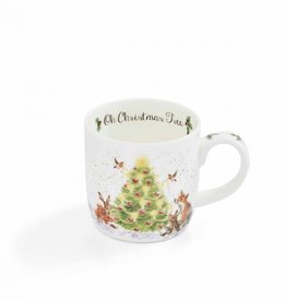 Wrendale Designs 'Oh Christmas Tree' Mug - 14oz