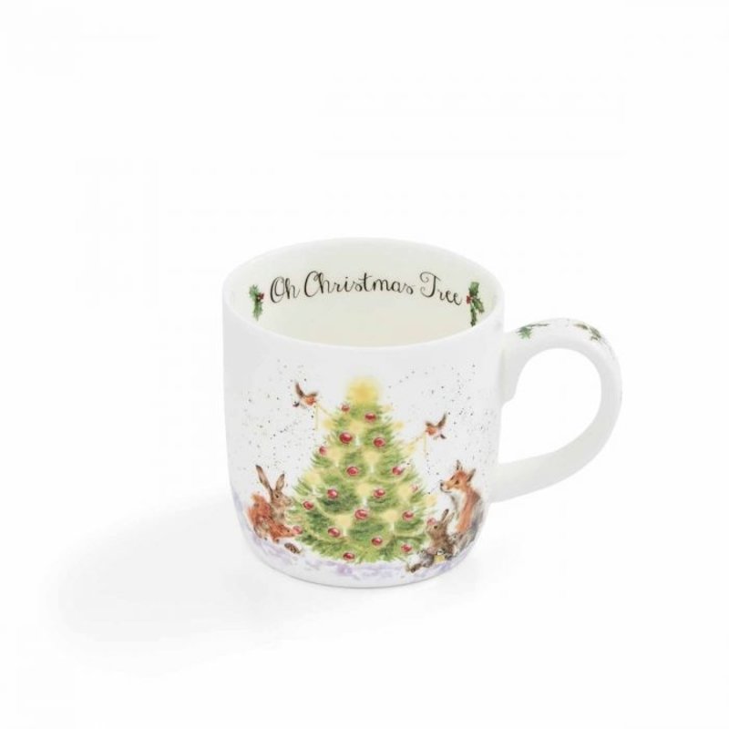 Wrendale Designs 'Oh Christmas Tree' Mug - 14oz