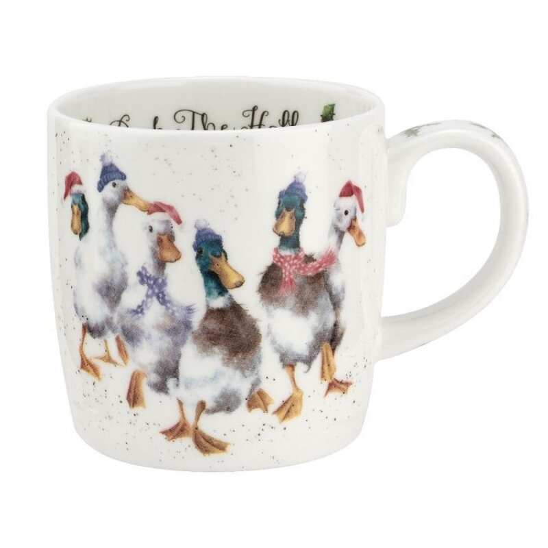 Wrendale Designs 'Duck The Halls' Large Mug