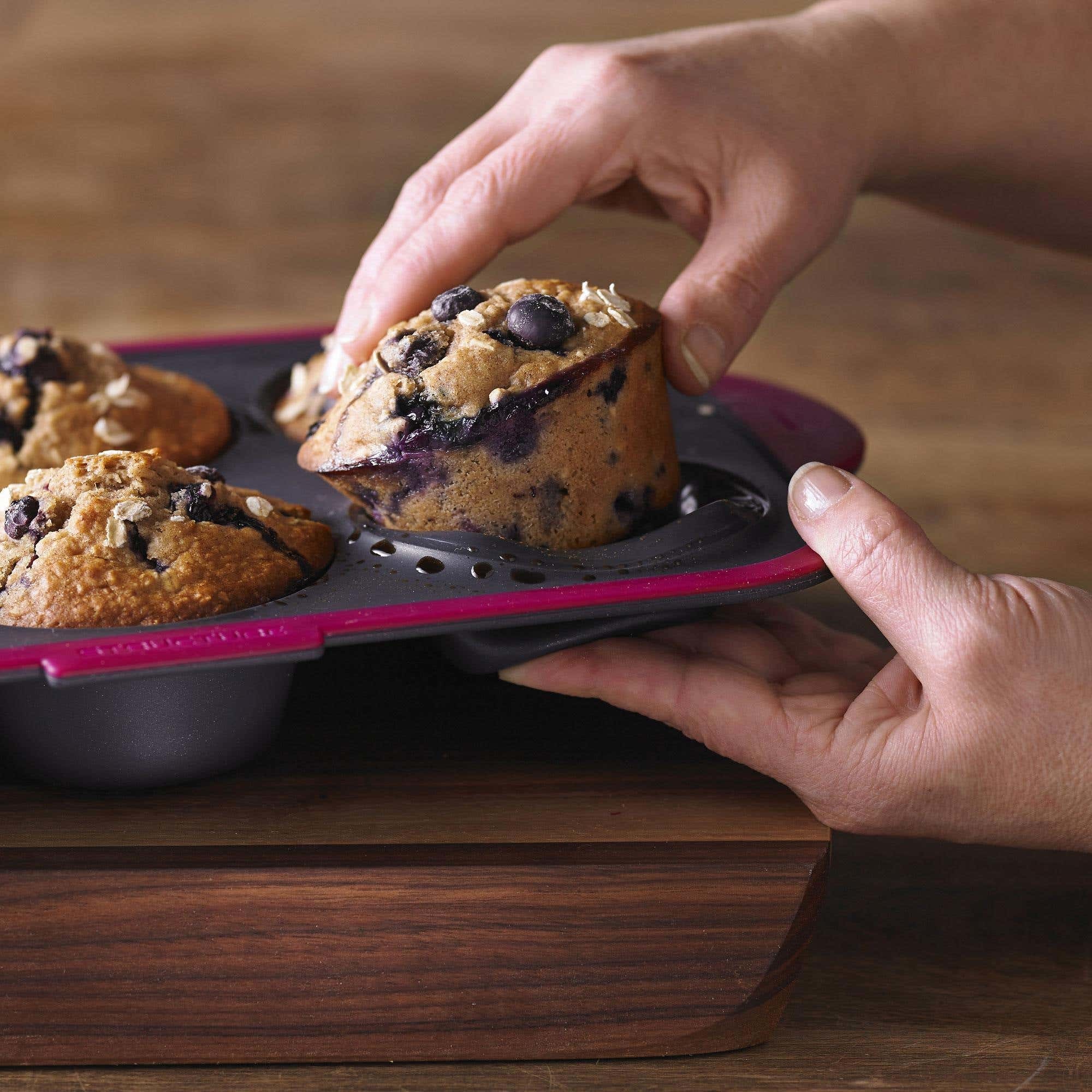 Pro Muffin Pan 6 Count - Silicone