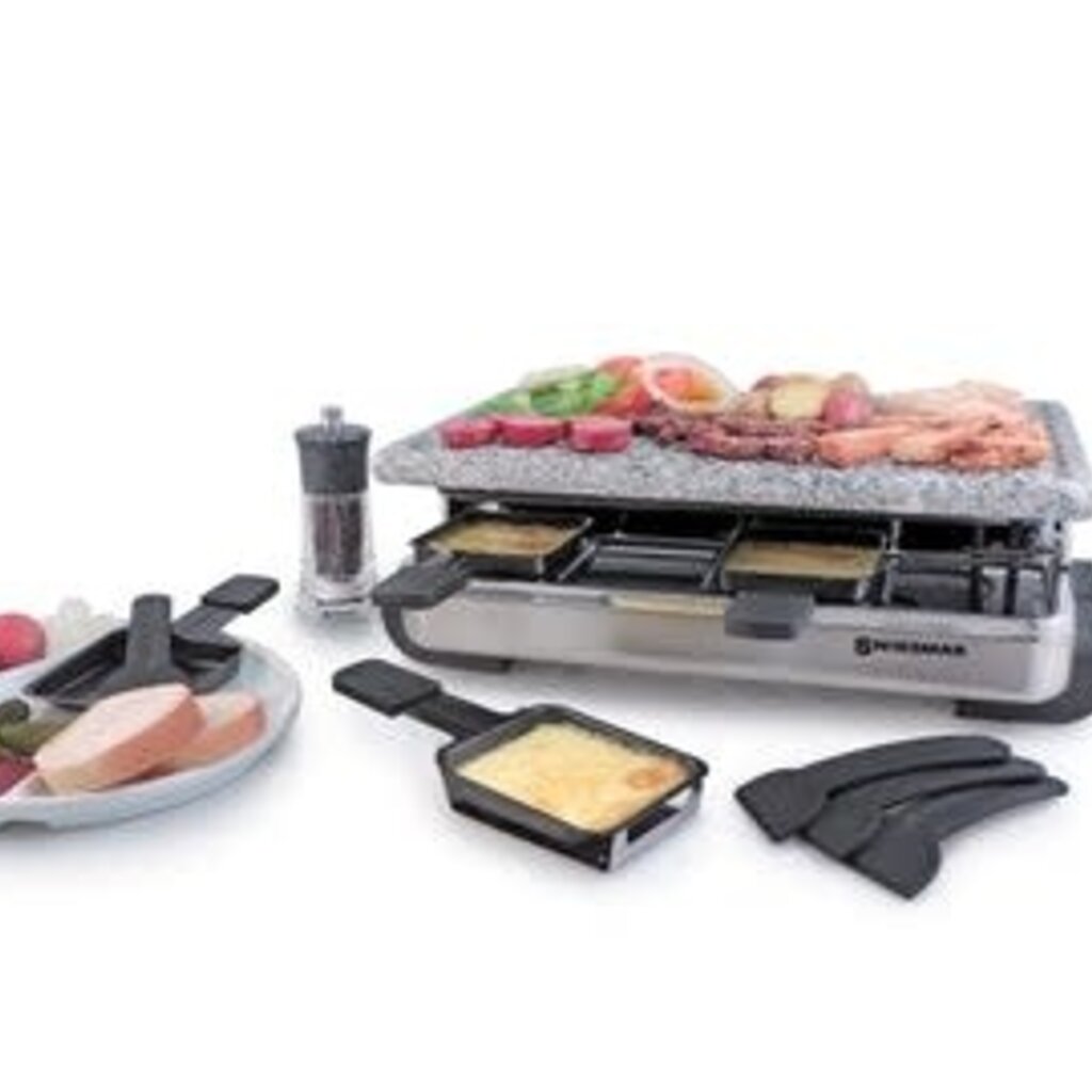 Swissmar Stelvio Raclette 8 Person - Stainless Steel