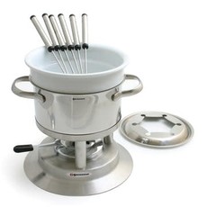 Swissmar Arosa 11pc Stainless Steel Fondue Set
