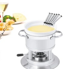 Swissmar Arosa 11pc Stainless Steel Fondue Set